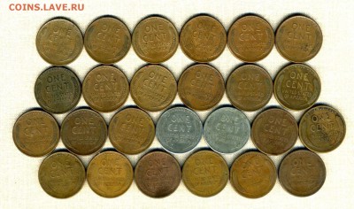1 цент США 1913 - 1958 гг. - img793