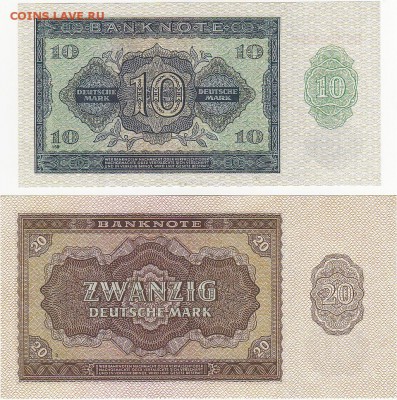ГДР 10,20,50,100 марок 1948 UNC до 22.10 22:30 мск - IMG_0023