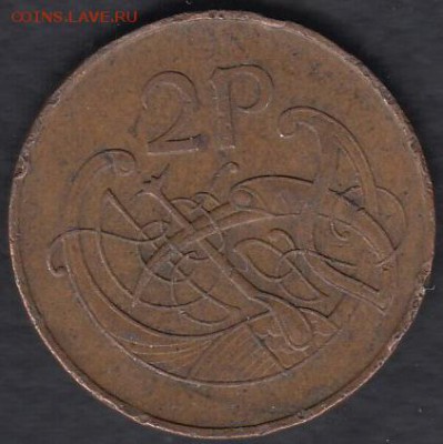 Ирландия 2 пенса 1971 до 17.10.2014 22-00 - Ирландия 2 пенса 1971 а