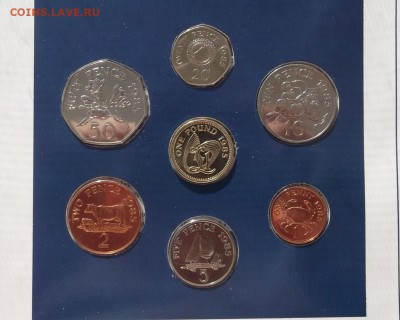 Гернси. Набор монет. 1985г. до 19,10 - 22,00 - 5312349