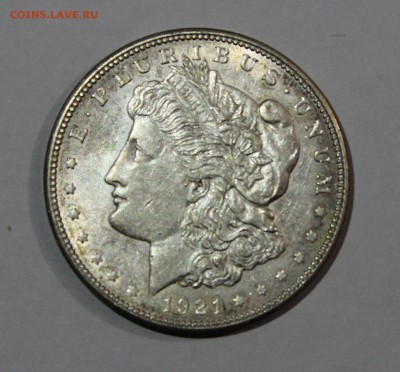 1 доллар США 1921 Морган хорошая до 20.10 - 1921 1.JPG