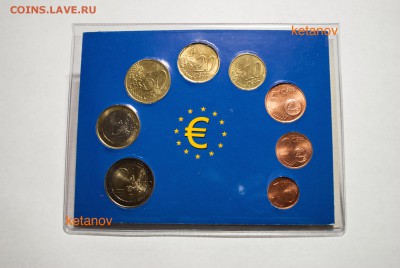 Монако - Набор евро UNC - 2001 (8 монет) до 23.10.14 в 22:00 - 2