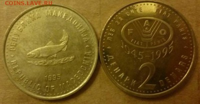 ДК Продам монеты, жетоны, альбомы за ЛВ Недорого пополняемая - Македония 2 динара ФАО