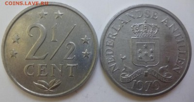 ДК Продам монеты, жетоны, альбомы за ЛВ Недорого пополняемая - Нидерландские антиллы 2,5 цента.JPG