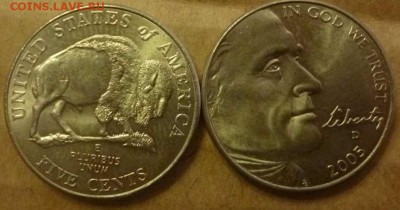 ДК Продам монеты, жетоны, альбомы за ЛВ Недорого пополняемая - США 5 центов Бизон