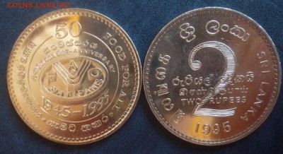 ДК Продам монеты, жетоны, альбомы за ЛВ Недорого пополняемая - Шри-Ланка 2 рупии ФАО.JPG