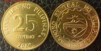 ДК Продам монеты, жетоны, альбомы за ЛВ Недорого пополняемая - Филипины 25 сентимо.JPG