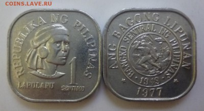 ДК Продам монеты, жетоны, альбомы за ЛВ Недорого пополняемая - Филипины 1 сентимо.JPG