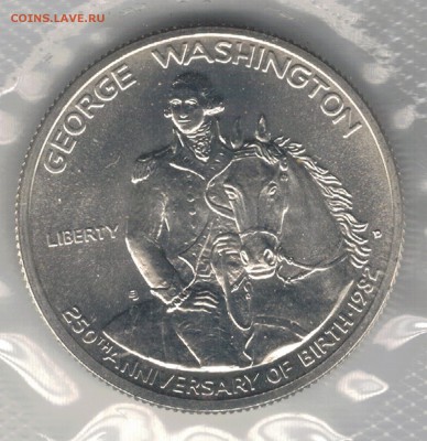 2 ДОЛЛАРА 1982D ВАШИНГТОН ДО 23.10.14 В 22Ч (9697) - 5-сша82