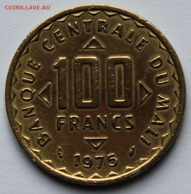 Мали 100 франков 1975 - 1