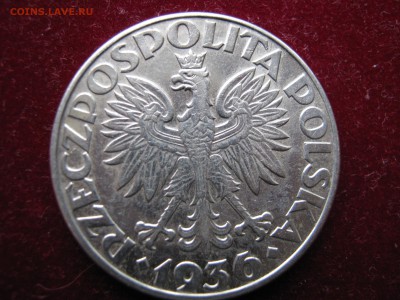 ПОЛЬША 5 злотых 1936 ПАРУСНИК. Оценка. - Изображение 369