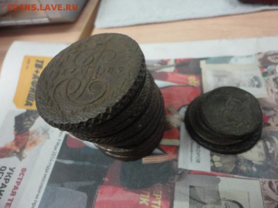 Пятаки 10 штук (с 1770 по 1791 годы). до 22,10,14, 21,00 М - DSC03637.JPG