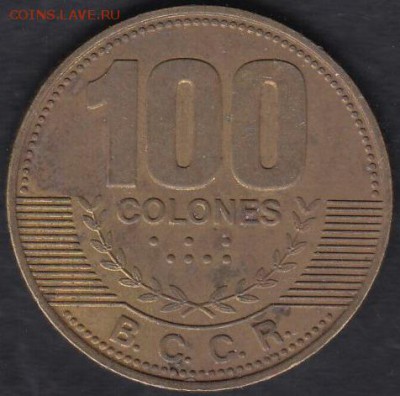 Коста-Рика 100 колонов 2006 до 20.10.2014 22-00 - Коста-Рика 100 колонов 2006 а