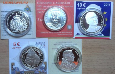 Иностранное серебро. Недорого.АНЦ и пруф + ходячка + Ватикан - IMAG0970