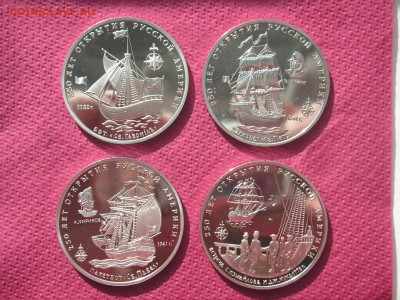 Межнумизматика. 250 лет открытия русской Америки 4 шт. PROOF - 015.JPG