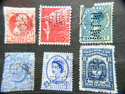 Старинные марки с перфинами (перфорацией) - P1970950.JPG