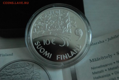 10 Евро Финляндия 10 евро 2011 Юхани Ахо,PROOF 23.10.2014 - DSC_0382.JPG