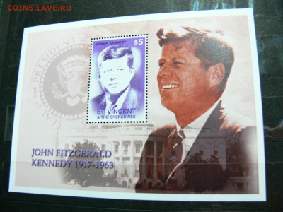 Блок Марок Кеннеди-2. Сан-Винсет 5 долларов номинал - P1970968.JPG