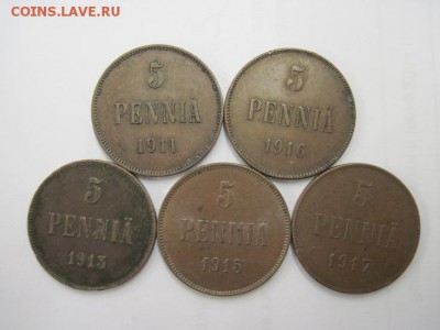 5 пенни 1911,13,15,16.17 до 22.10.14 - Изображение23 110