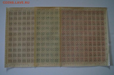 Германия, 20 гг, 5 чистых листов марок, оценка - 006