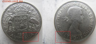 Брак. Австралия флорин 1963. до 24.10. в 22°°. - флорин