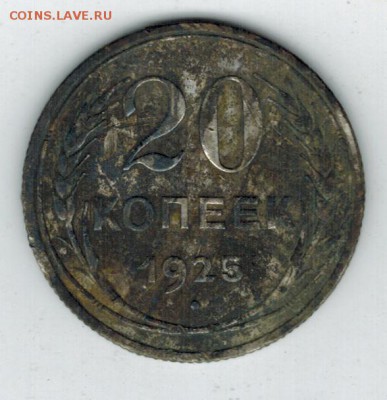 20 копеек 1925 до 23.10.2014   22-00 - 1