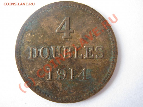 Гернси 8 дублей 1863. 4 дубля 1914.Цена? - Изображение 3807