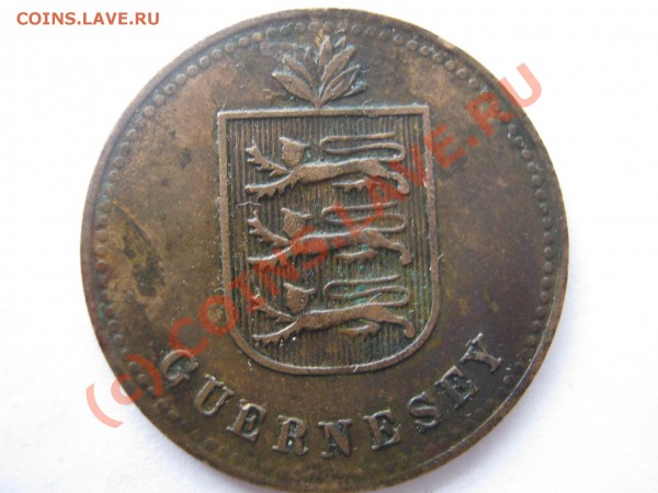 Гернси 8 дублей 1863. 4 дубля 1914.Цена? - Изображение 3808