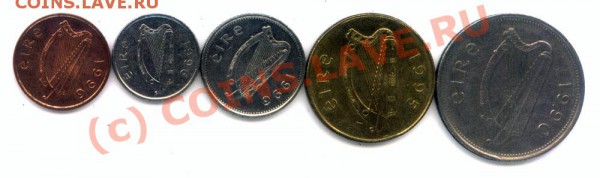 L5 Набор Ирландия животные  до 1996г. 5 шт,  до 28.04 в22.00 - L5 Ireland -2