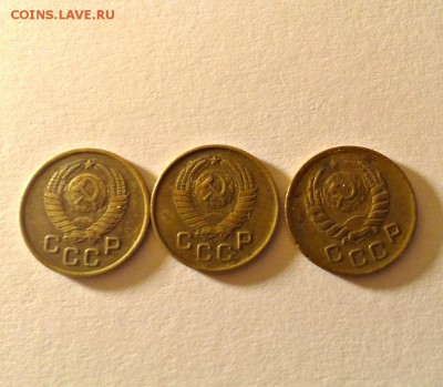 15 к. 1956, 10 руб. 1991, 1 коп. 1957, 2 к. 1956, 3 к. 1943 - P_20141022_214947
