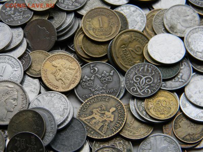 СТАРИННЫЕ МОНЕТЫ  ЕВРОПЫ до 1950 года на вес от 1 кг - DSCN0889.JPG