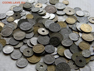 СТАРИННЫЕ МОНЕТЫ  ЕВРОПЫ до 1950 года на вес от 1 кг - DSCN0872.JPG