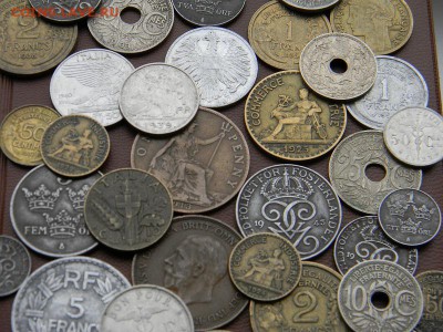 СТАРИННЫЕ МОНЕТЫ  ЕВРОПЫ до 1950 года на вес от 1 кг - DSCN0895.JPG