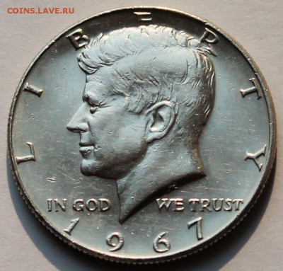 США 50 центов 1967. Серебро. - 2