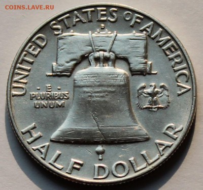 США 50 центов 1957. Серебро. - 6