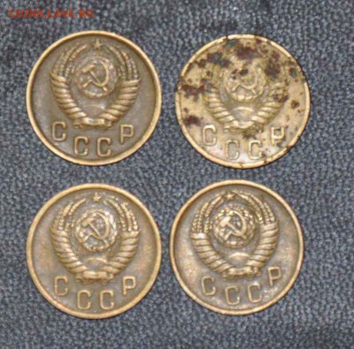 2 копейки 1950 1954 1956 1957 г.г. до 25.10.2014 в 22-00 - 2¬ 50,54,56,57 -1