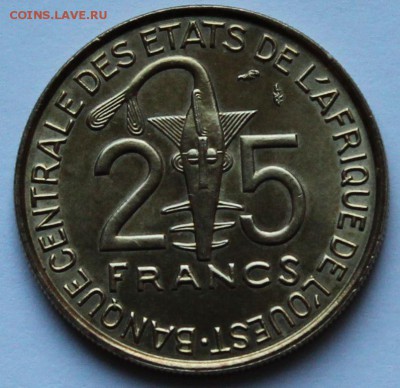 Африка Западная 25 франков 1981. - 5