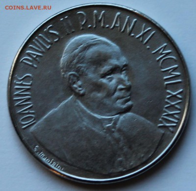 Ватикан 100 лир 1989 - 7