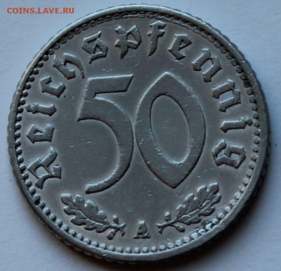 Германия. 3 рейх 50 р.пфеннингов 1939. - 3