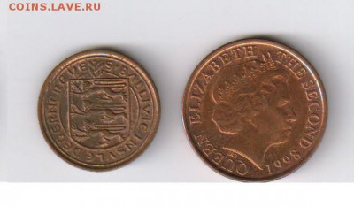 2 пенни 1971г и 1 пенни 1998г до 30.10.2014г 21-00 - ГЕРНСИ2
