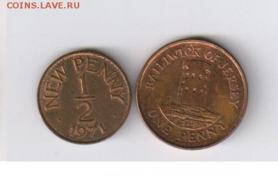 2 пенни 1971г и 1 пенни 1998г до 30.10.2014г 21-00 - ГЕРНСИ1