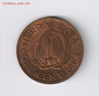 СЬЕРРА - ЛЕОНЕ - 1 цент 1964г до 30.10.2014г 21-00 - СЬЕРРА-ЛЕОНЕ3