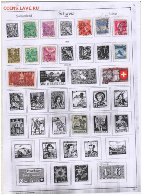 Марки- Австрия-Польша-Румыния-Сан-Мар- Швеция-Швейц до 1957 - Scan10070.JPG