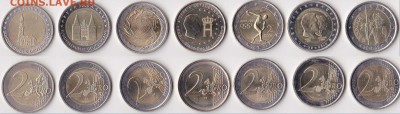 Юбилейные 2 евро_2004-06,08гг. (7 шт.) до 29.10.14 в 23:00 - Юбилейные 2 евро