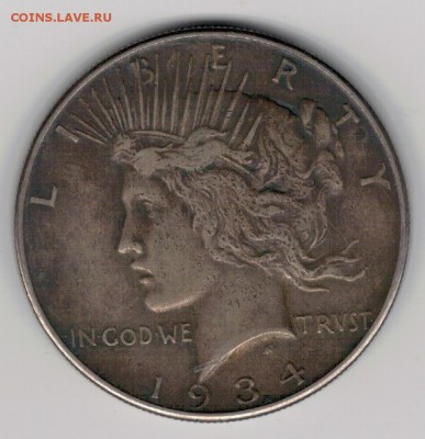Ag США ПИС-ДОЛЛАР 1934 ДО 30.10.14 В 22.00МСК (А193) - 5-сша1д34