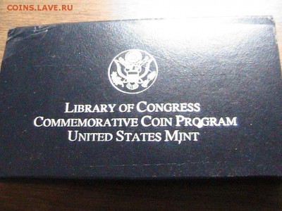 Ag США 1$ 2000Р БИБЛИОТЕКА КОНГРЕССА 30.10 В 22.00МСК (А197) - IMG_1977.JPG