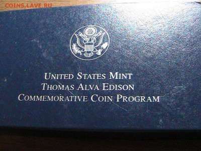 Ag США 1$ 2004Р ТОМАС АЛВА ЭДИСОН 30.10 В 22.00МСК (А172) - IMG_1982.JPG