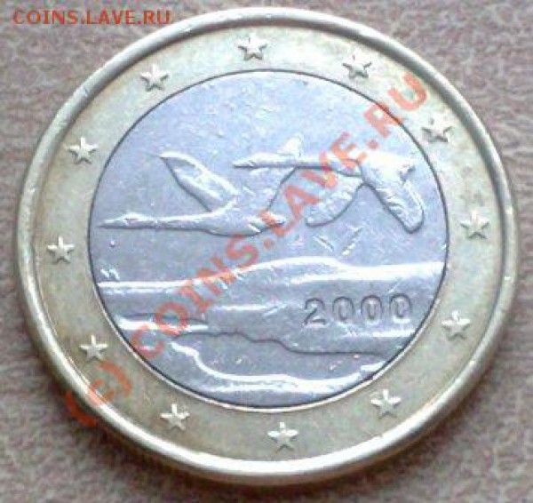 Финляндия 1 евро 2000 до 29.04 21.00 - Фин-1-1