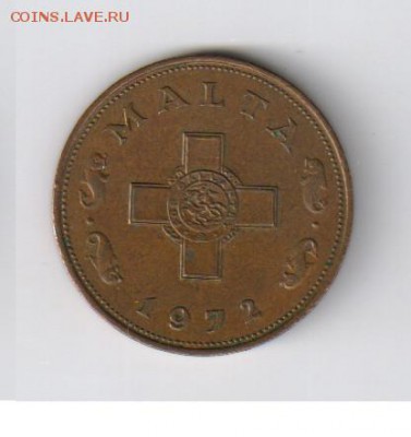 МАЛЬТА - 1 цент 1972г до 31.10.2014г 21-00 - МАЛЬТА - 1 цент 1972г2