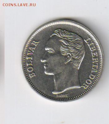 ВЕНЕСУЭЛА - 1 боливар 1977г до 31.10.2014г 21-00 - ВЕНЕСУЭЛА - 1 боливар 1977г2